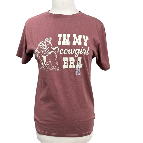 Jadelynn Brooke Tops - Jadelynn Brooke In My Cowgirl Era Graphic Tee Small NWT Western Shirt